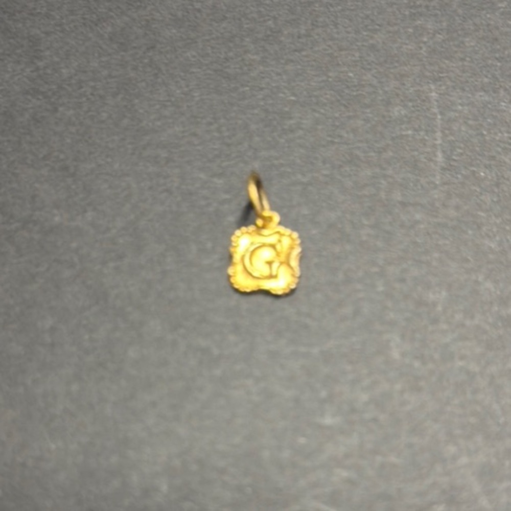Waxing Poetic Gold plated over Sterling Silver Crest Charm